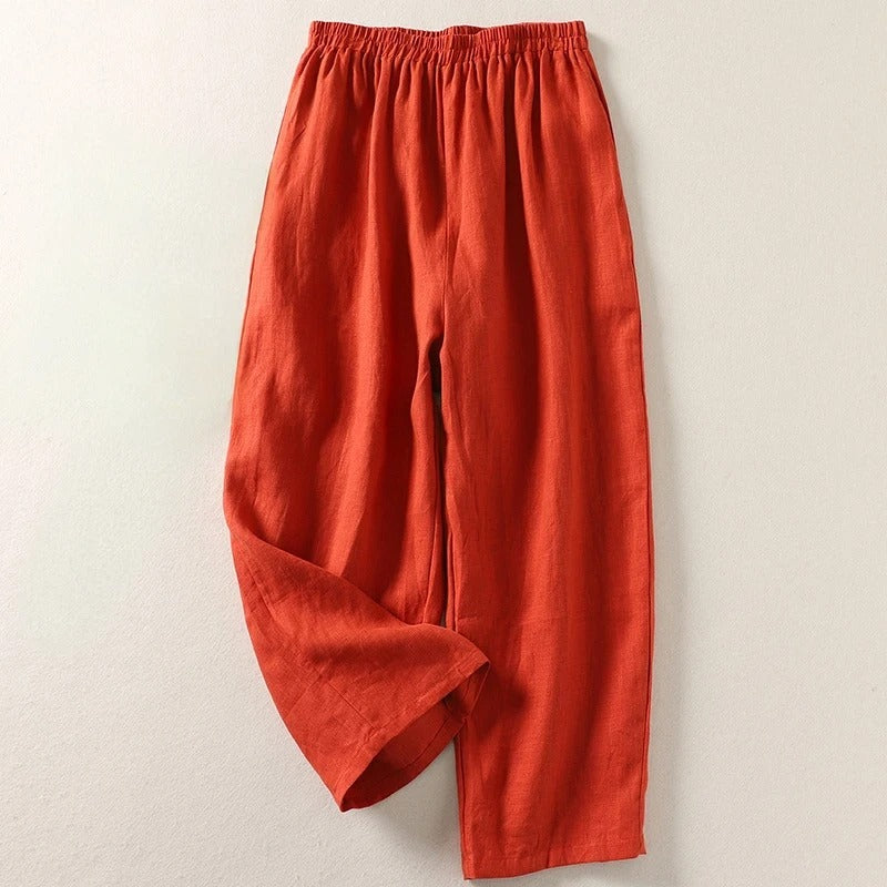 Luchtige Linnen Dames Zomerbroek