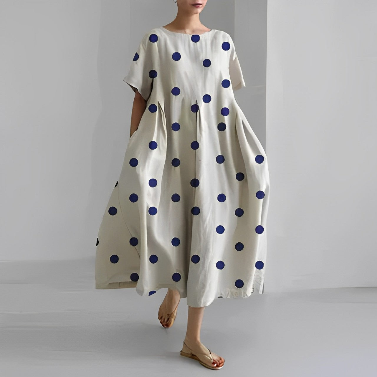 Lange Zomerjurk met Bloemenprint