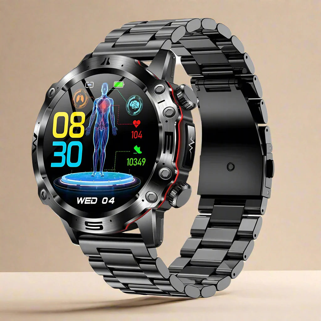 Vitali | Geavanceerde Gezondheids Smartwatch – Slim & Stijlvol