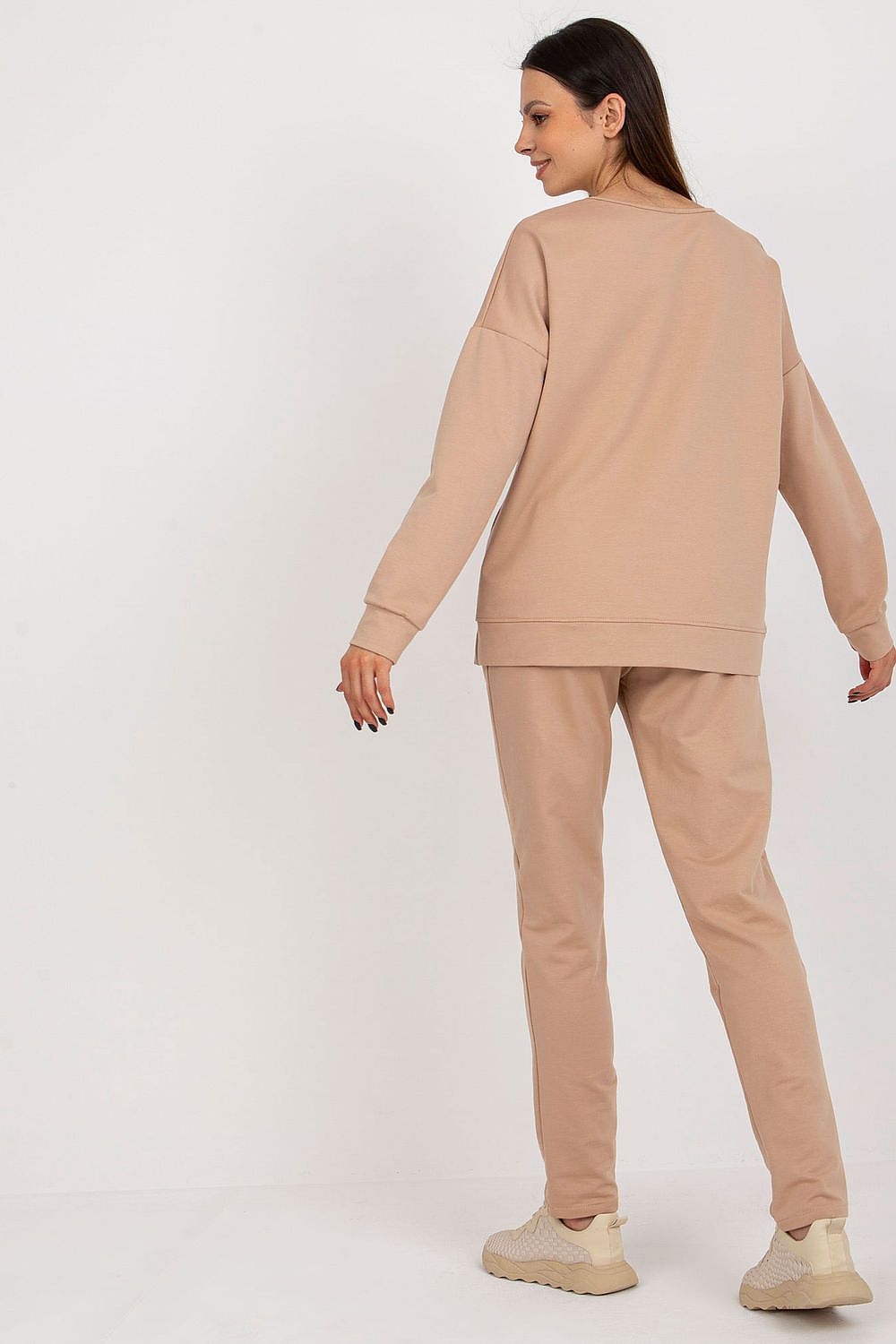 Evy - Luxe Lounge Set met Sweater en Getailleerde Broek