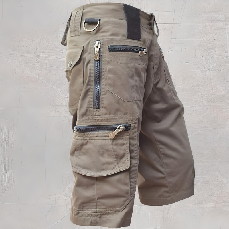 NOLAN | Outdoor Cargoshorts met Ritsvakken – Stoer & Functioneel