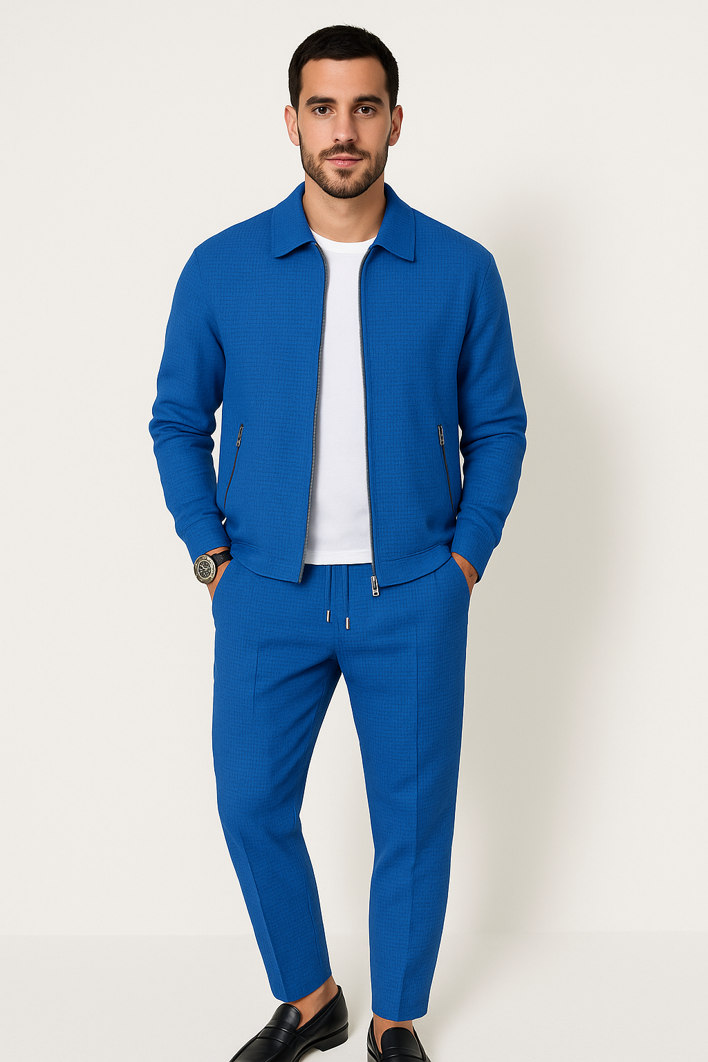 Martin | Heren Set van Wafelstof – Comfort & Casual Stijl