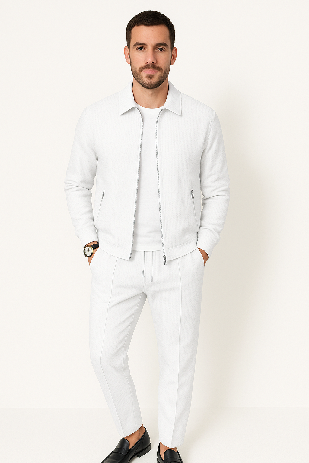 Martin | Heren Set van Wafelstof – Comfort & Casual Stijl
