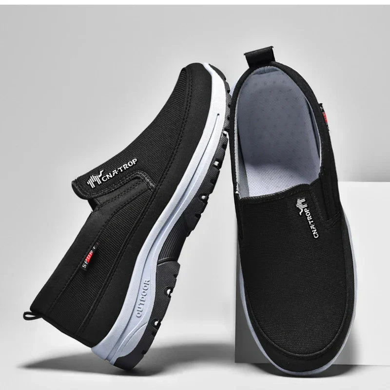 Herenschoenen met slip-on instap en voetondersteuning