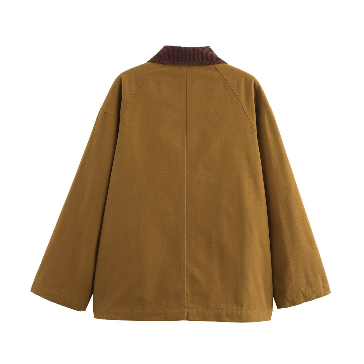 Dames Jas – Barn Jacket Met Knoopsluiting en Zakken