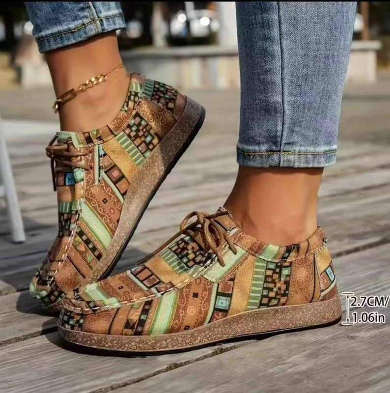 Kleurrijke damesschoenen – Unieke boho-stijl met comfortabel draaggevoel