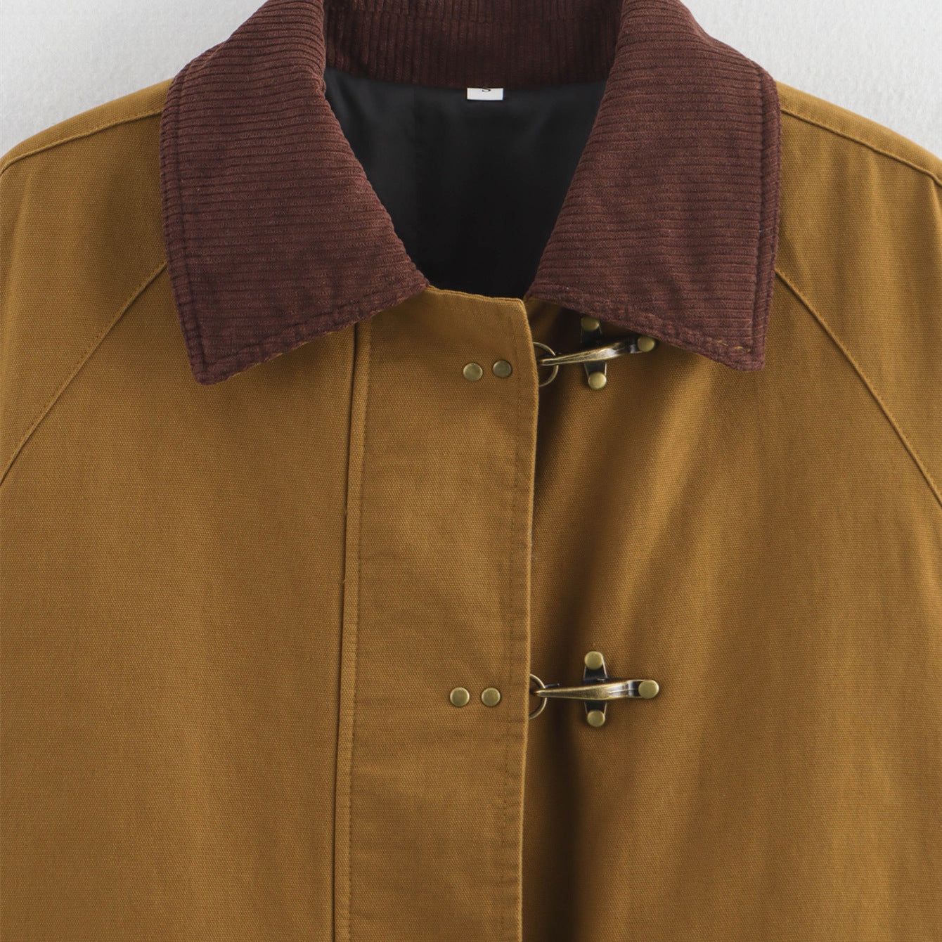 Dames Jas – Barn Jacket Met Knoopsluiting en Zakken