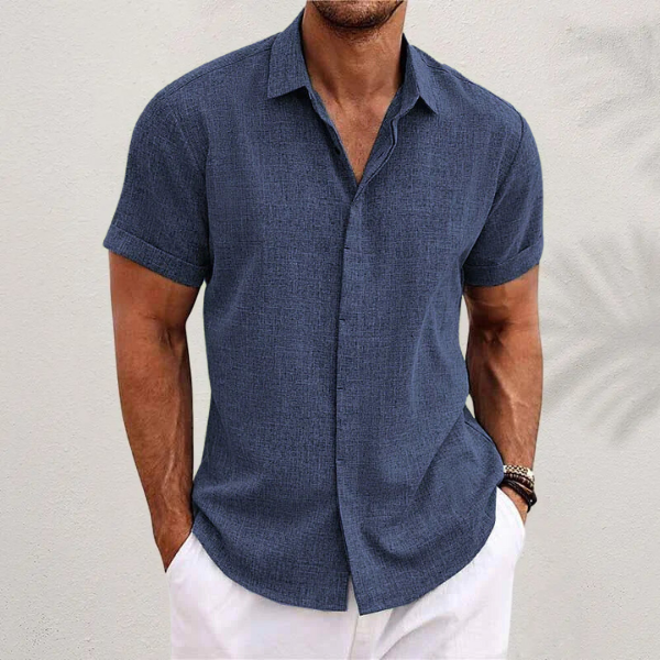 Noah | Button-Up Overhemd voor Heren – Licht & Stijlvol