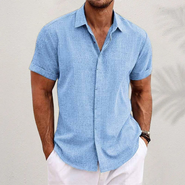 Noah | Button-Up Overhemd voor Heren – Licht & Stijlvol