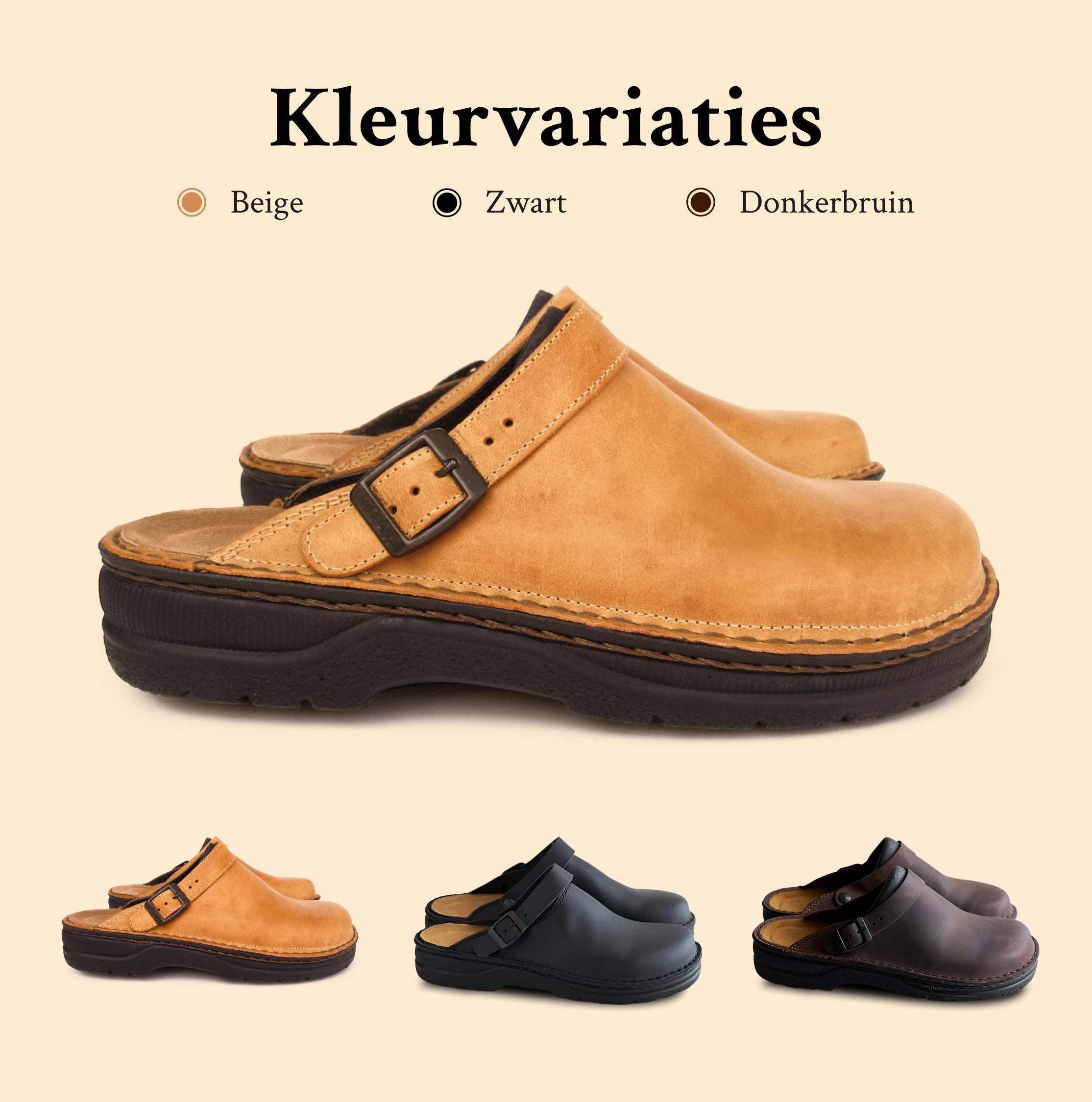 Luca | Comfortabele Herenpantoffels met Verstelbare Pasvorm