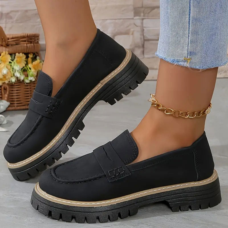 Lilia | Comfortabele Plateau Loafers voor Dames