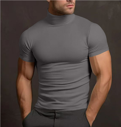 Heren T-Shirt met Colkraag | Slim Fit