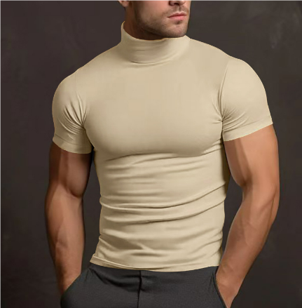 Heren T-Shirt met Colkraag | Slim Fit