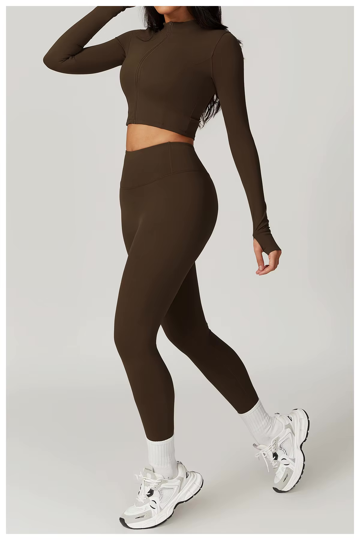 Sportset Dames 3-Delig | Legging, top en vest voor pilates en fitness