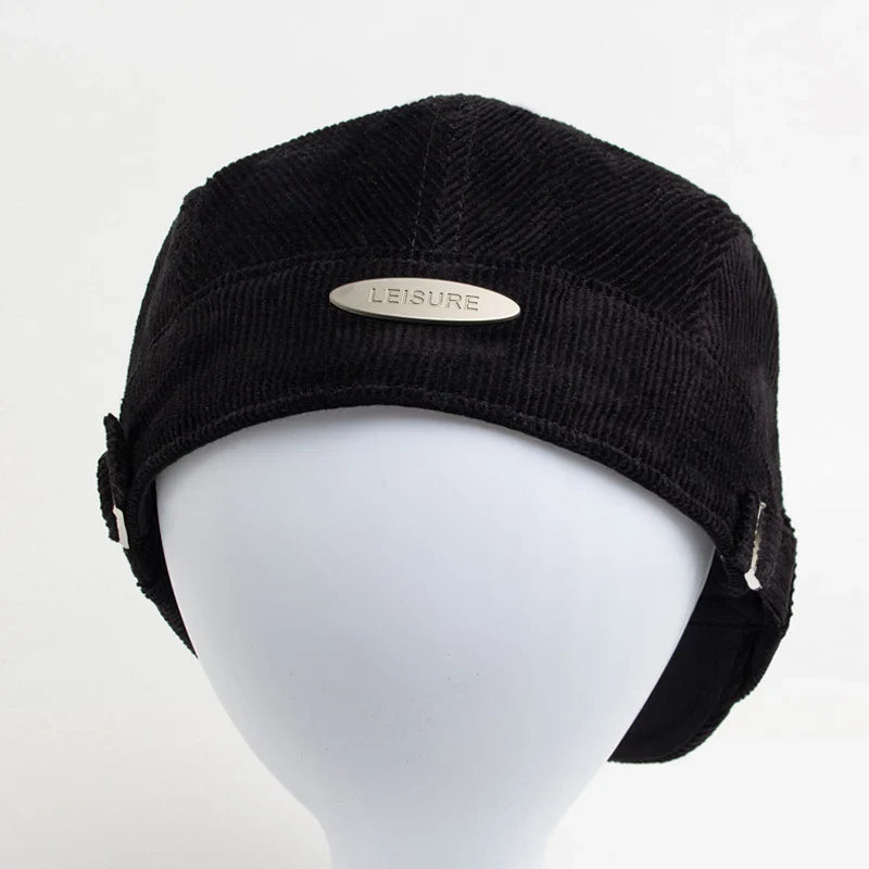 Modieuze Unisex Cord-Baret – Tijdloze stijl voor elk seizoen