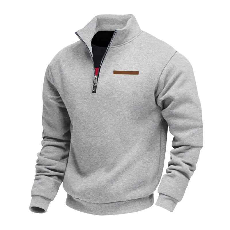 Heren Fleece Sweater met Half-Zip | Regular Fit met Moderne Look