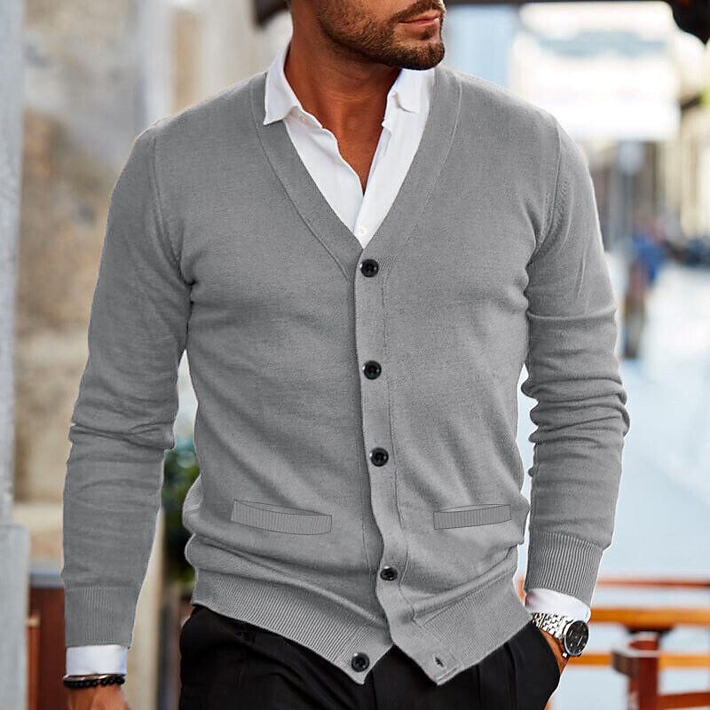 Lucas | Casual Cardigan Heren | Tijdloze Stijl & Comfort