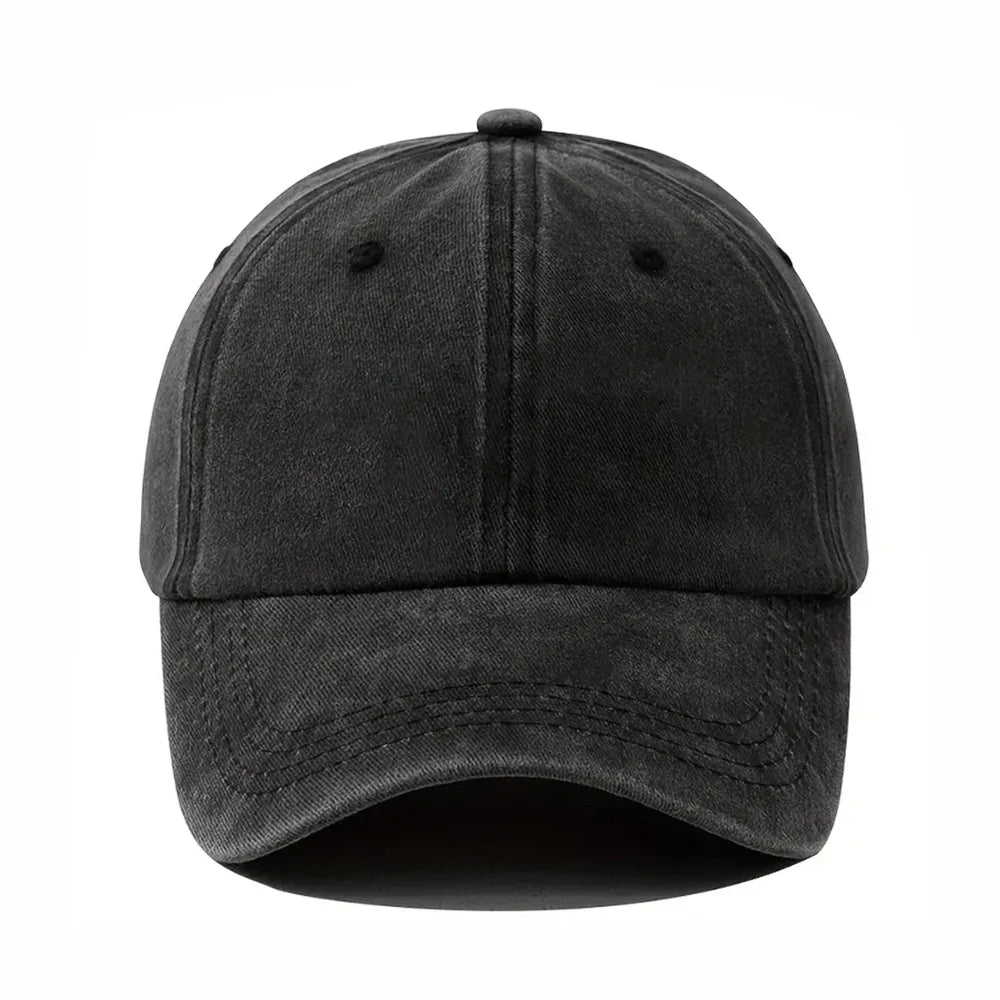 Unisex gewassen baseballpet – verstelbaar en stijlvol
