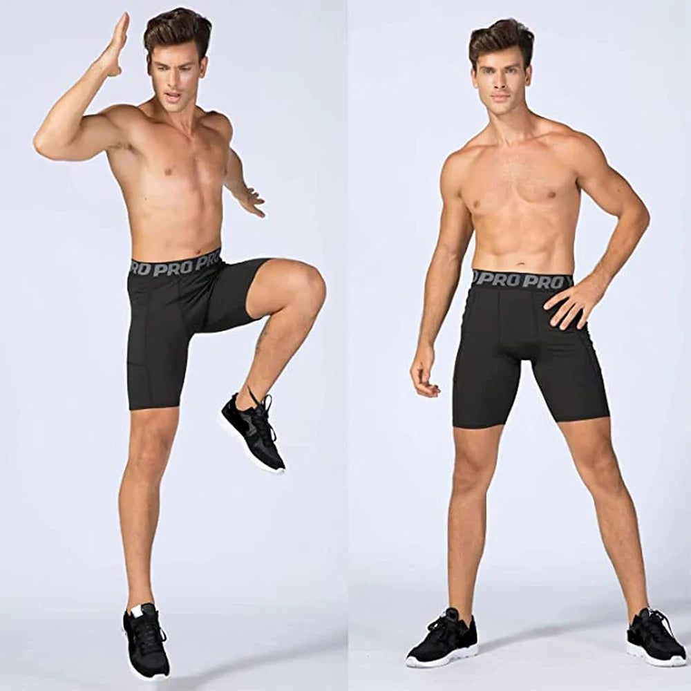 Lucas Heren Korte Broek - Compressie Shorts voor Actieve Lifestyle-5