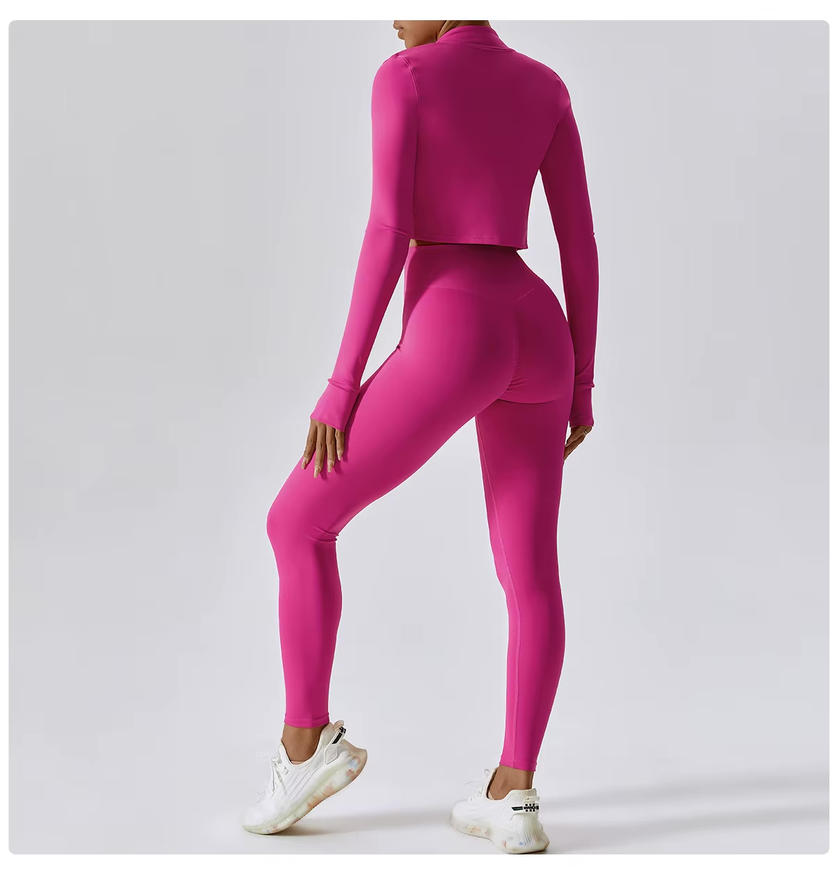 Sportset Dames 3-Delig | Legging, top en vest voor pilates en fitness