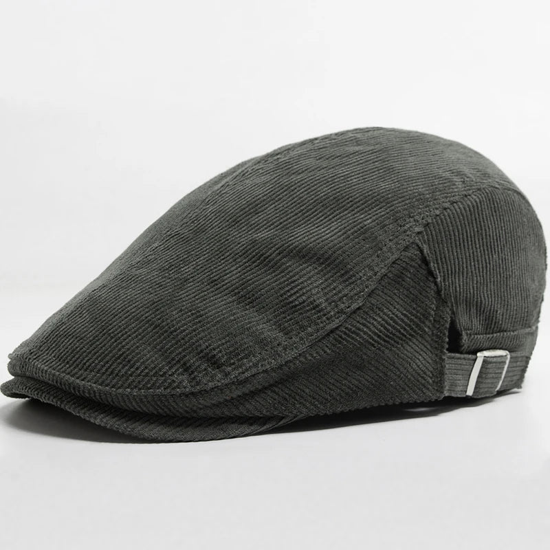 Modieuze Unisex Cord-Baret – Tijdloze stijl voor elk seizoen