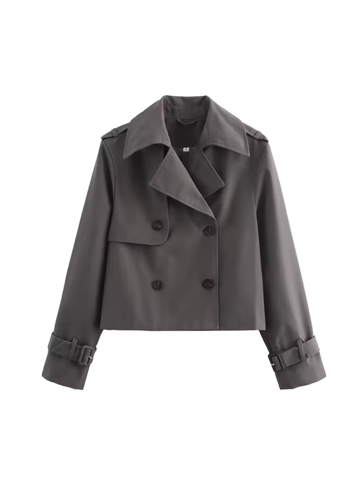 Dames Trenchcoat – Dubbele Knopenrij & Tailleband – Waterafstotend Voor Voorjaar en Herfst