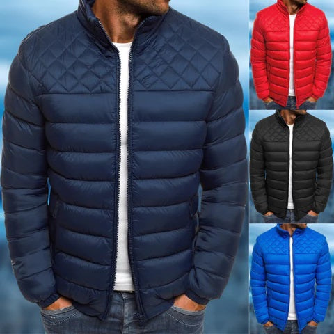 Heren Winterjas – Gewatteerd, Waterdicht & Winddicht