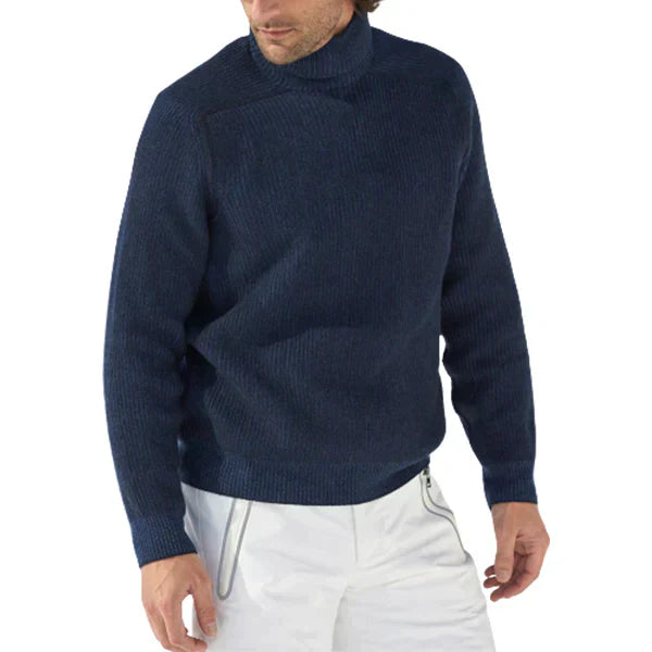 Heren Coltrui – Warme Gebreide Trui met Tijdloos Design