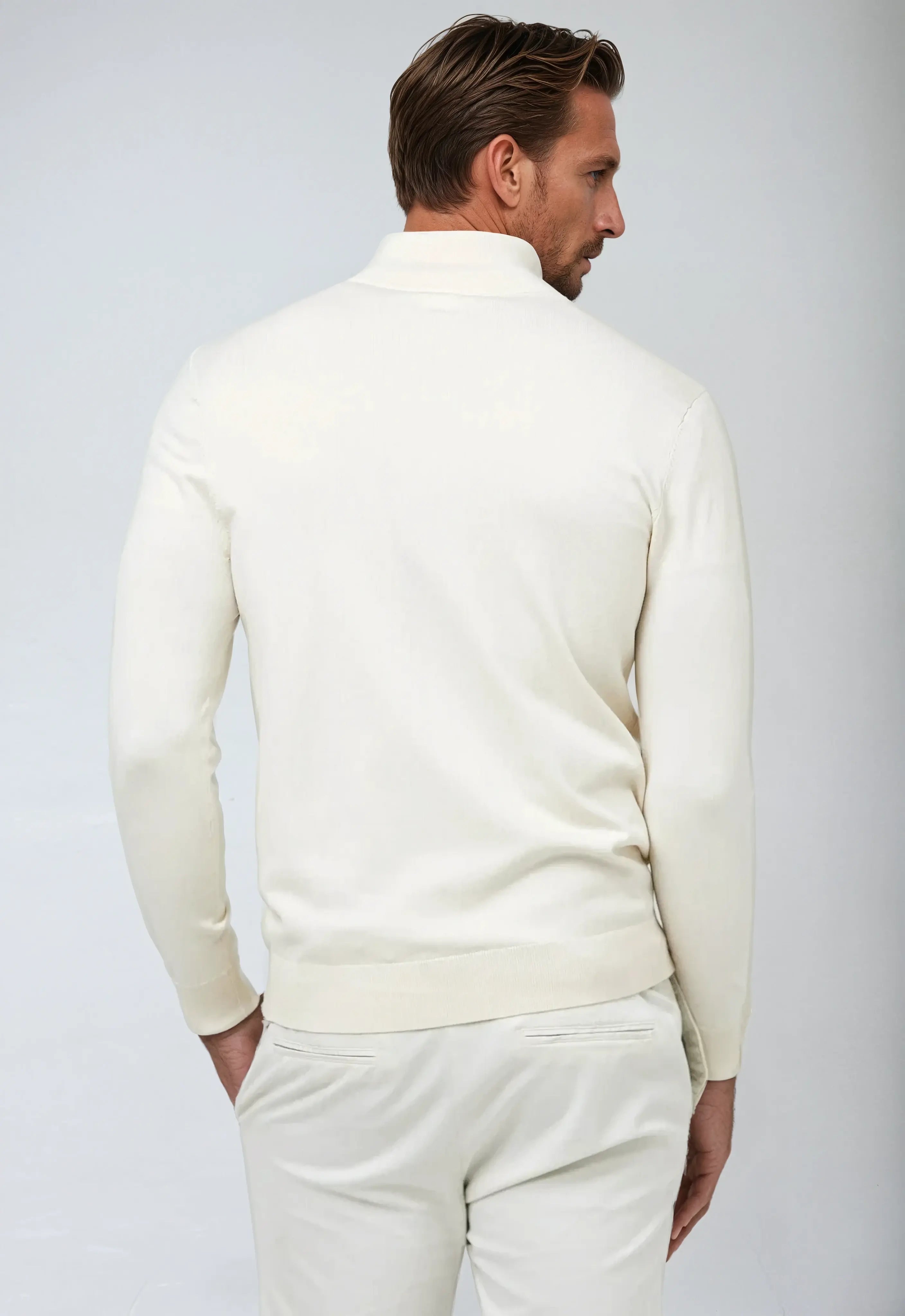 Heren Sweatshirt – Halve Rits – Zachte Stof – Tijdloos & Comfortabel