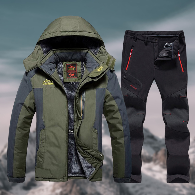 Heren Skipak – Waterdicht & Warm – Jas en Broek Voor Winter en Outdoor