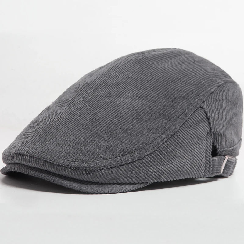 Modieuze Unisex Cord-Baret – Tijdloze stijl voor elk seizoen