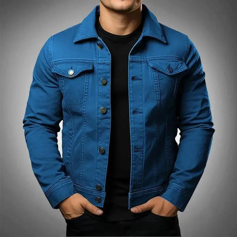 Heren Spijkerjack – Klassiek Denim Model Met Tijdloze Pasvorm