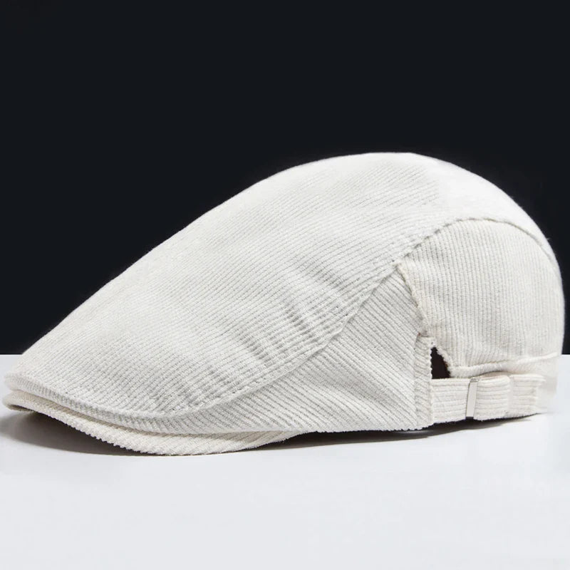 Modieuze Unisex Cord-Baret – Tijdloze stijl voor elk seizoen