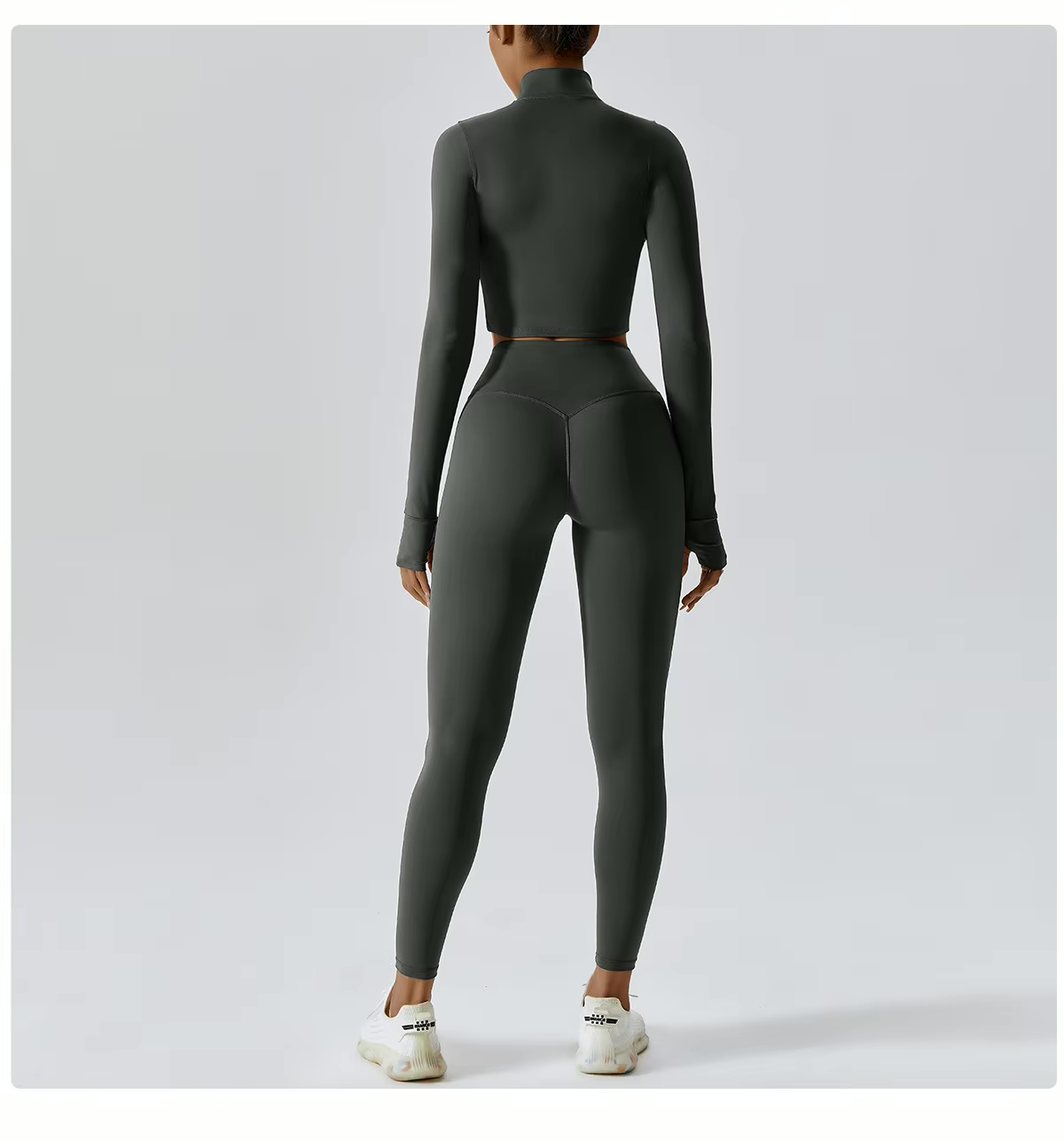 Sportset Dames 3-Delig | Legging, top en vest voor pilates en fitness