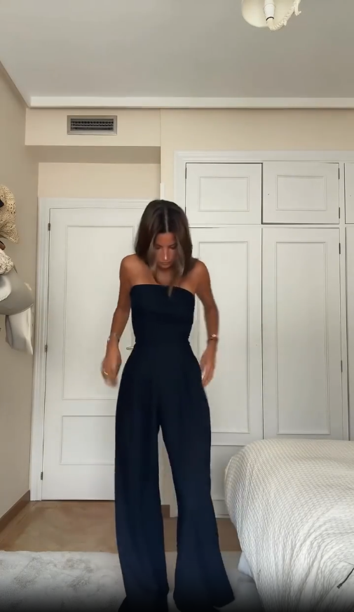 De Mode Outlet | Dames Jumpsuit met Strakke Pasvorm