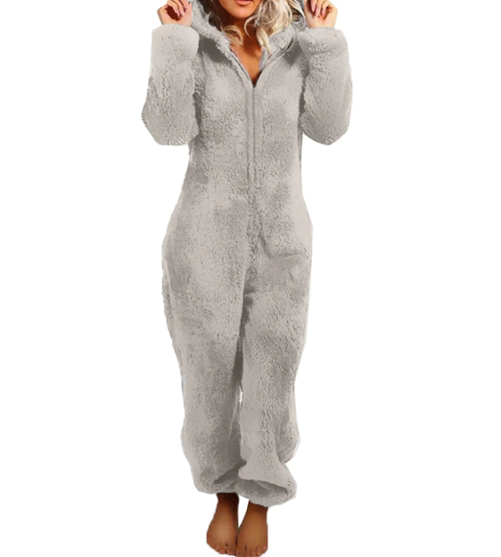 Onesie dames – Huispak met ritssluiting en comfortabele pasvorm