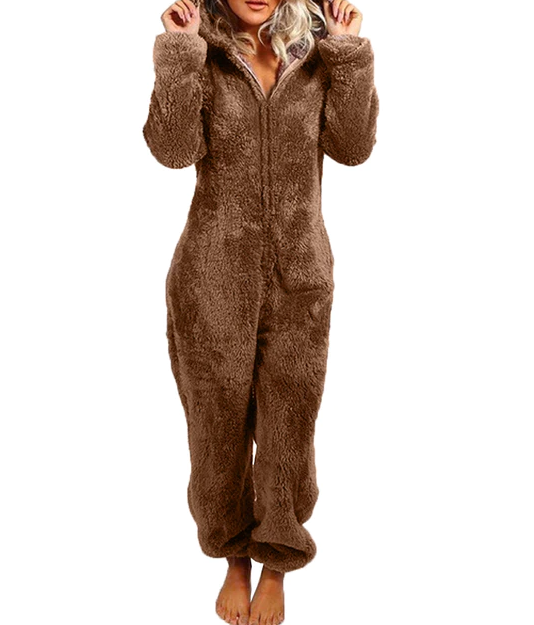 Onesie dames – Huispak met ritssluiting en comfortabele pasvorm