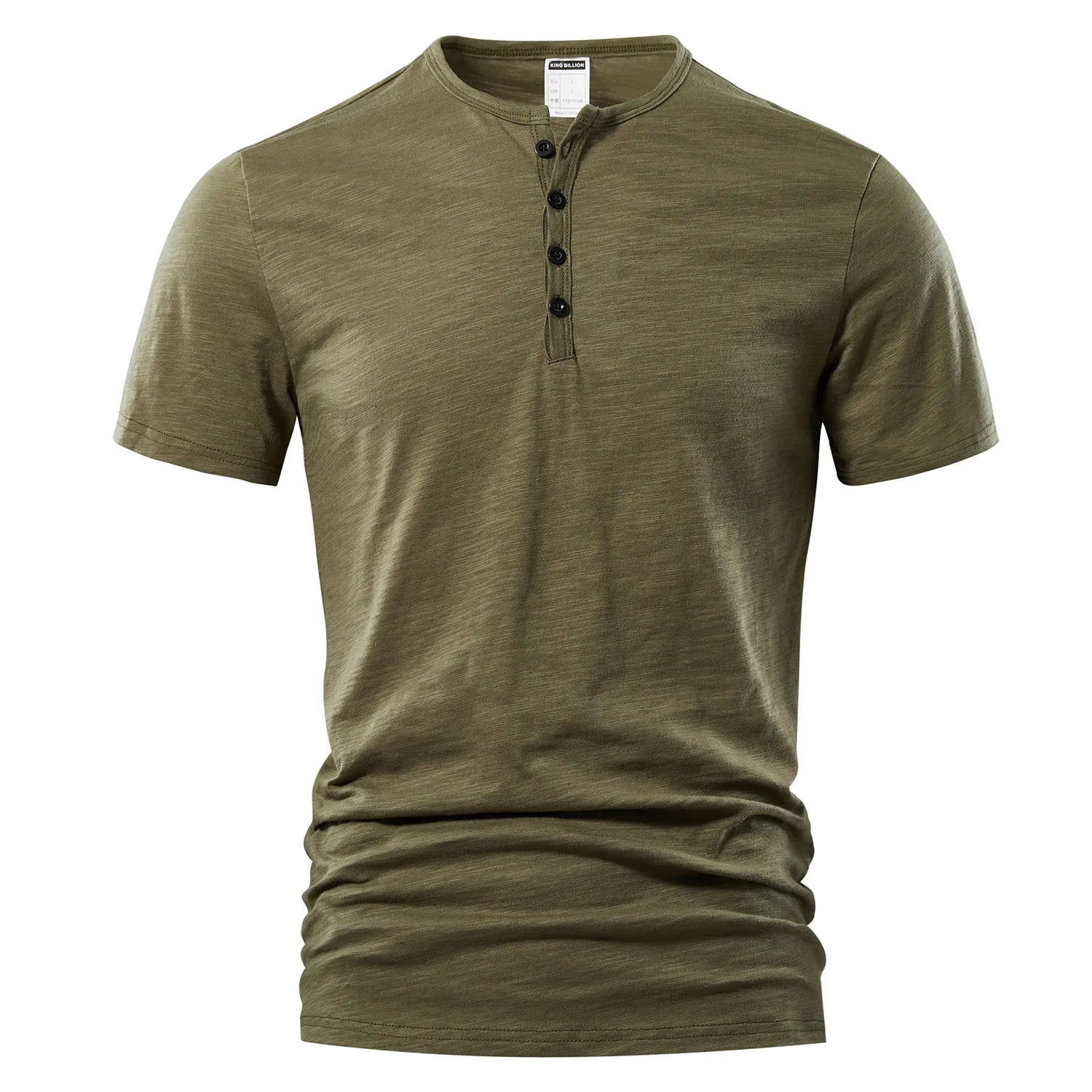 Heren Henley T-Shirt | Klassiek en Comfortabel