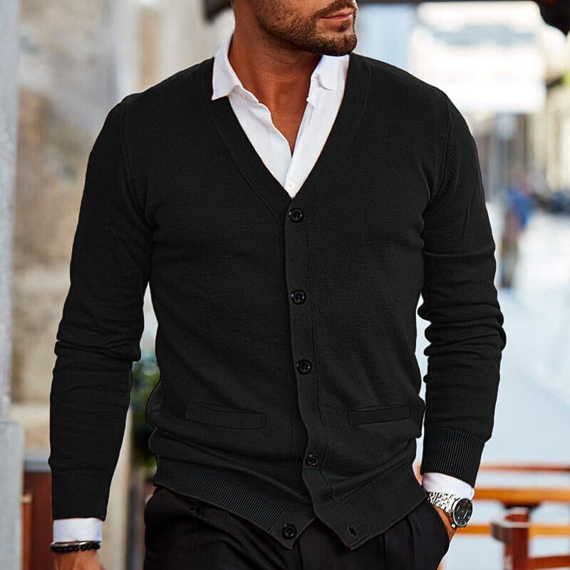 Lucas | Casual Cardigan Heren | Tijdloze Stijl & Comfort