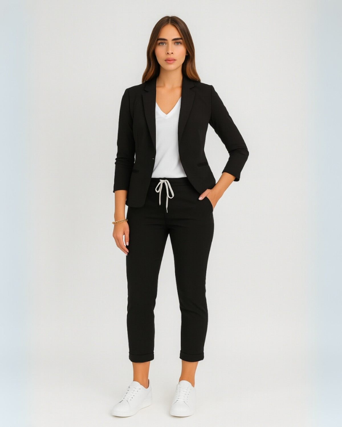 Dames Broekpak – Elegante Pasvorm Met Blazer en Broek