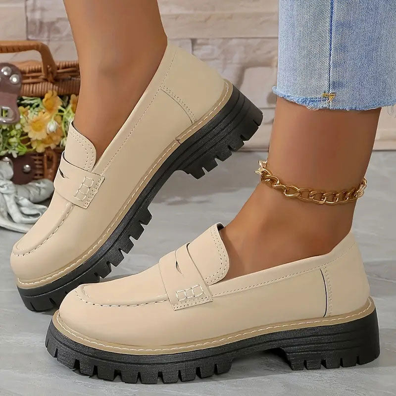 Lilia | Comfortabele Plateau Loafers voor Dames