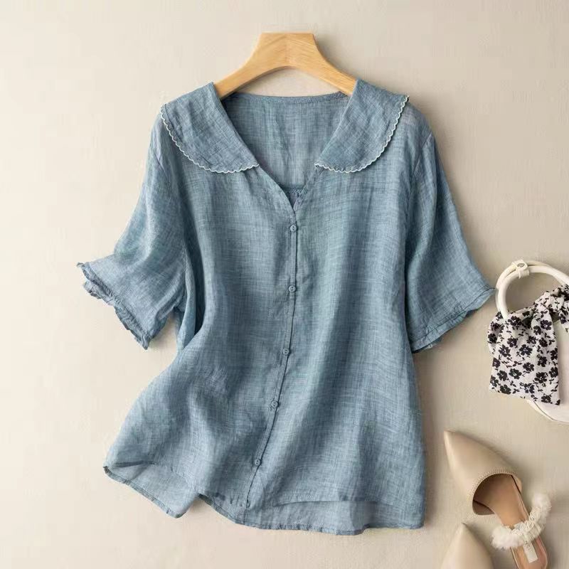 Luchtige Damesblouse met Tijdloze Elegantie