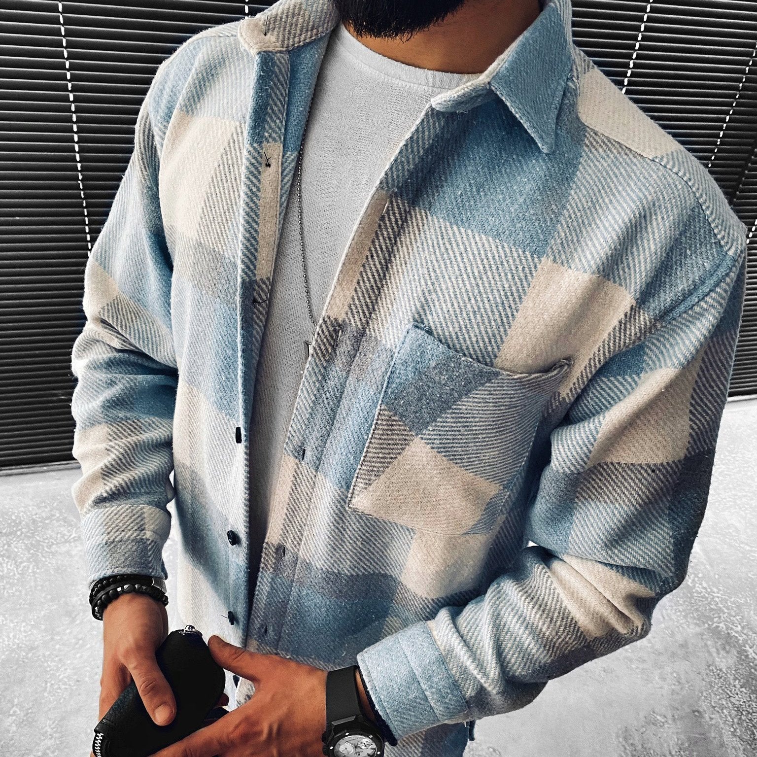 Mode Outlet | Ruit Overshirt – Stijlvol, Comfortabel & Veelzijdig