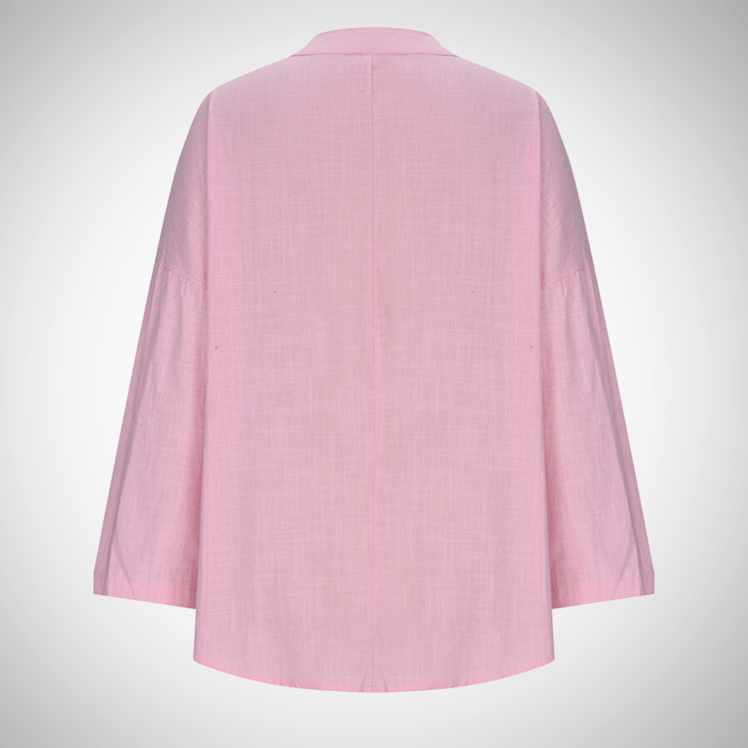 Losvallend katoenen dames shirt