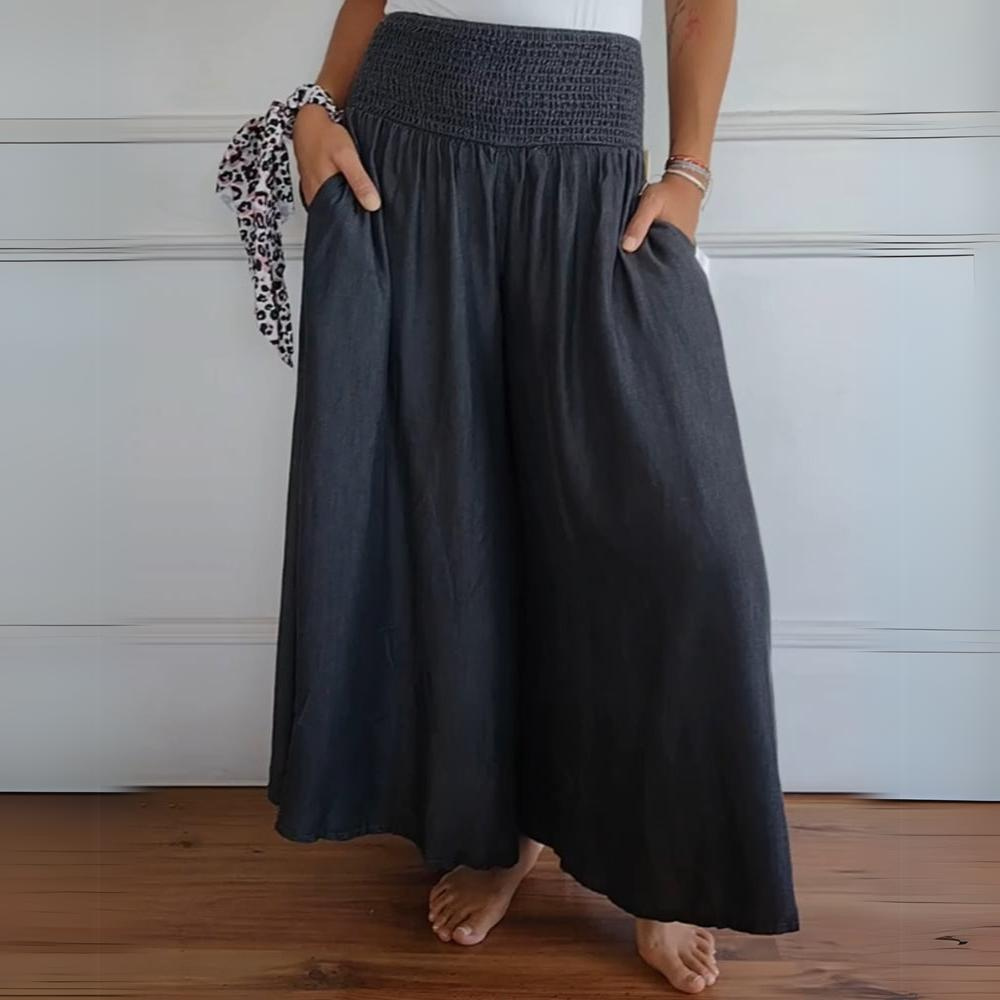 Lena | Wijde Damesbroek met Comfort Tailleband