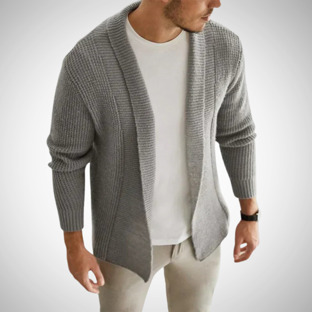 Heren Cardigan | Stijlvolle Gebreide Vest met Moderne Pasvorm