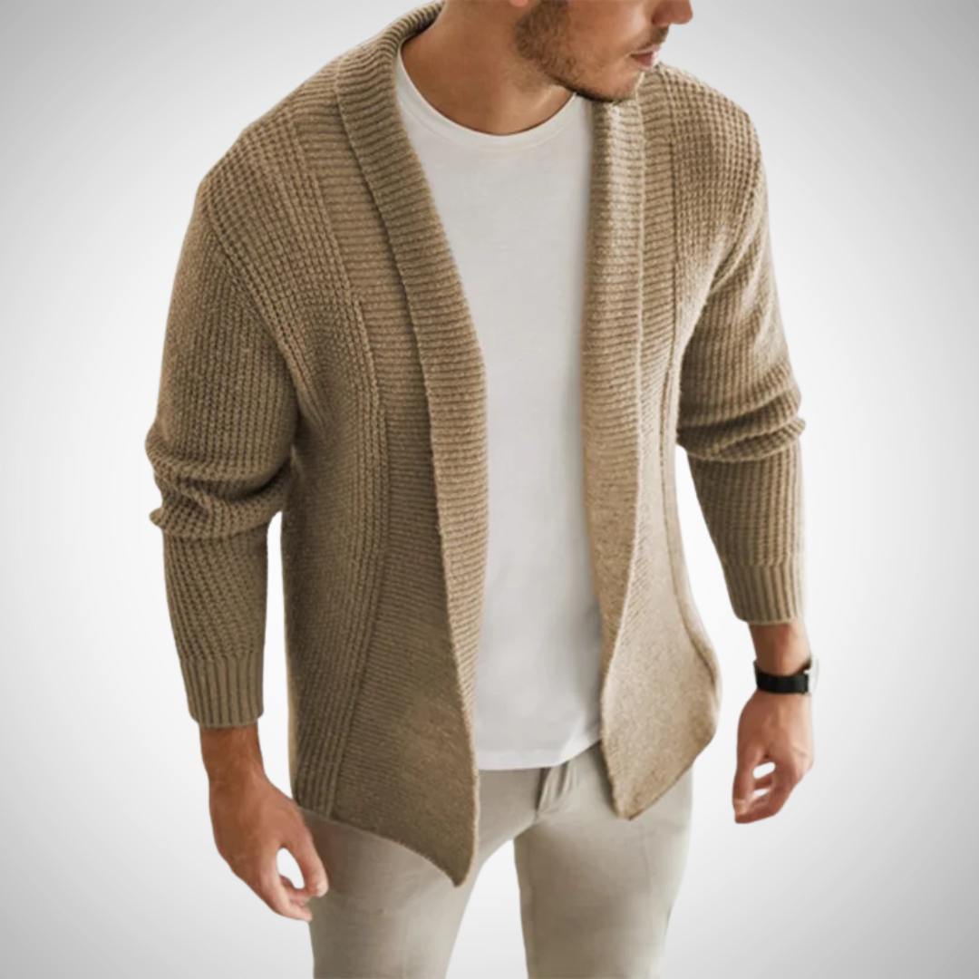 Heren Cardigan | Stijlvolle Gebreide Vest met Moderne Pasvorm