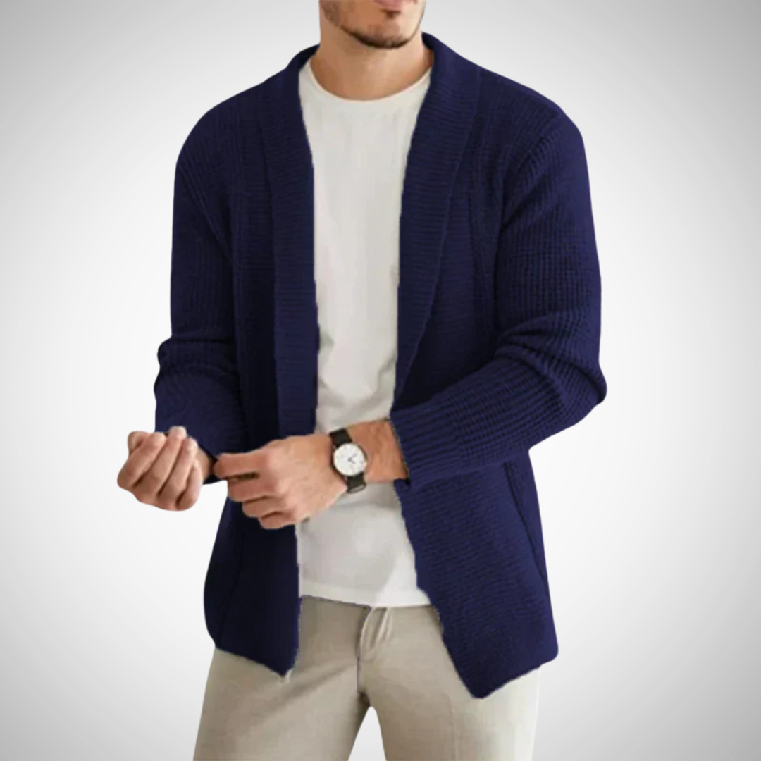 Heren Cardigan | Stijlvolle Gebreide Vest met Moderne Pasvorm