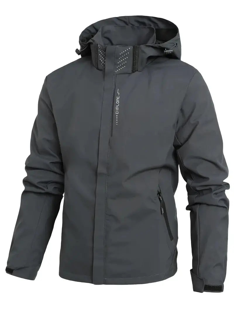 Unisex Wind- en Regendichte Jas | Waterafstotende Outdoorjas voor Herfst