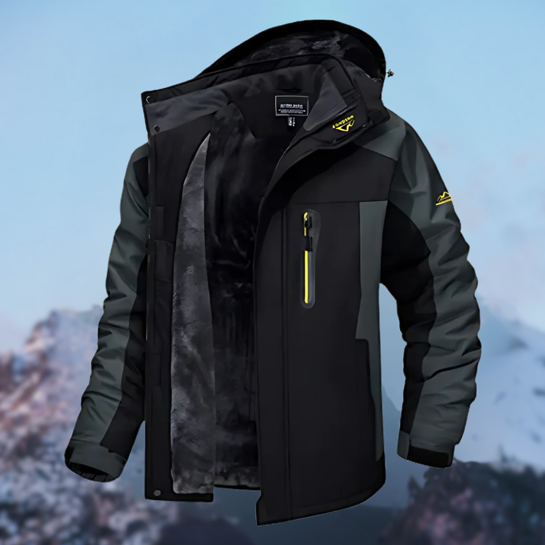 Heren Winterjas – Met Fleecevoering en Capuchon